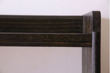 レトロ家具　和製アンティーク　昭和レトロ　古い木のシンプルな本棚(飾り棚)