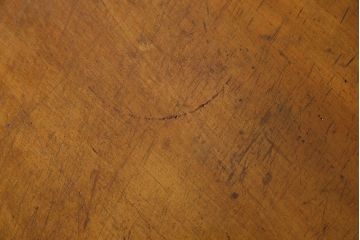 アンティーク家具　天板一枚板　和製アンティークのシンプルな鉄脚ベンチ