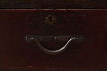 アンティーク家具　明治大正期　前面檜材　和風なアンティークチェスト(衣装箪笥)