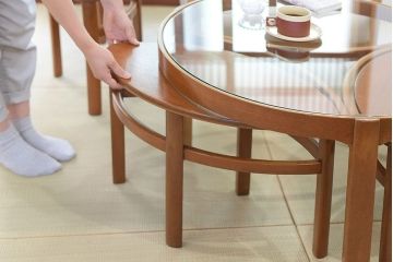 北欧家具　ビンテージ　NATHAN(ネイサン)　コーヒーテーブルセット(ネストテーブル)