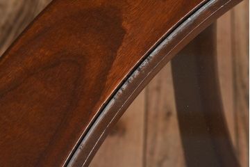 ヴィンテージ家具　G-plan(ジープラン)　北欧ビンテージ　チーク材　ガラストップラウンドテーブル(センターテーブル・コーヒーテーブル)(2)