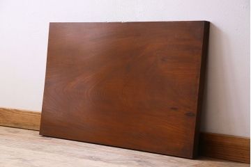 アンティーク雑貨　欅材一枚板　古材を使った杢目が美しい和製アンティークの床板(材料)(1)