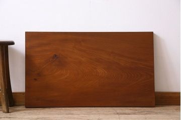 アンティーク雑貨　欅材一枚板　古材を使った杢目が美しい和製アンティークの床板(材料)(1)