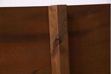 アンティーク雑貨　欅材一枚板　古材を使った杢目が美しい和製アンティークの床板(材料)(2)