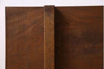 アンティーク雑貨　欅材一枚板　古材を使った杢目が美しい和製アンティークの床板(材料)(2)