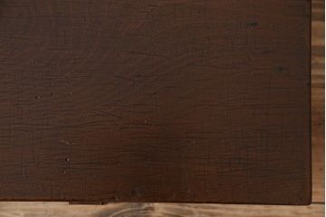 アンティーク家具　古民具・骨董 極厚の一枚板!古い木の裁ち板(作業台・テーブル・ローボード)(2)