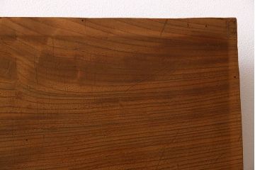 アンティーク雑貨　明治〜大正期　欅材一枚板!杢目の美しい床板(古材、材料)