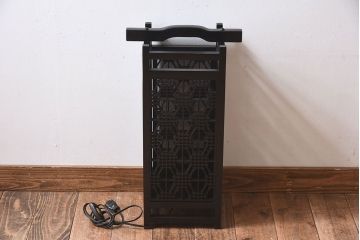 和製アンティーク　中古　和モダンなデザインの行灯(フロアスタンド)