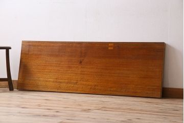 アンティーク家具　和製アンティーク　ラワン材一枚板!杢目が美しい床板(古材、材料)