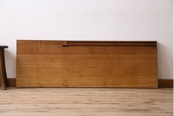アンティーク家具　和製アンティーク　ラワン材一枚板!杢目が美しい床板(古材、材料)