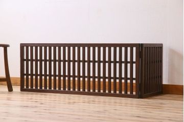 和製アンティーク　明治期　和モダンなデザインの衝立(パーテーション)
