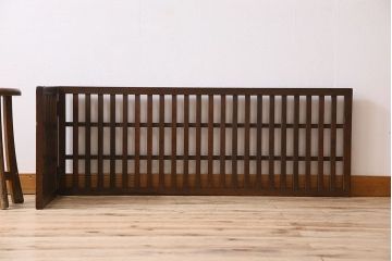 和製アンティーク　明治期　和モダンなデザインの衝立(パーテーション)