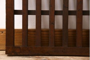 和製アンティーク　明治期　和モダンなデザインの衝立(パーテーション)
