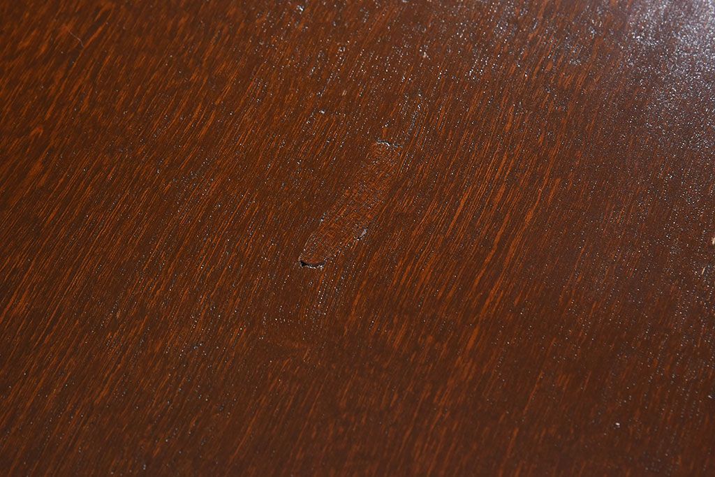 レトロ家具　昭和レトロ　栓材　シンプルな平机(アンティークデスク)