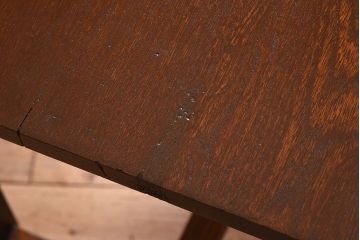 レトロ家具　昭和レトロ　栓材　シンプルな平机(アンティークデスク)