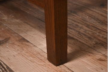 レトロ家具　昭和レトロ　栓材　シンプルな平机(アンティークデスク)