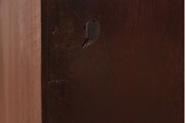 アンティーク家具　古民具・骨董　前面欅材玉杢　一本物!重厚な存在感のアンティーク衣装箪笥