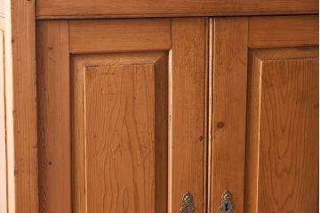 アンティーク家具　フランスアンティーク　パイン材製　ナチュラルなキャビネット(収納棚・戸棚)
