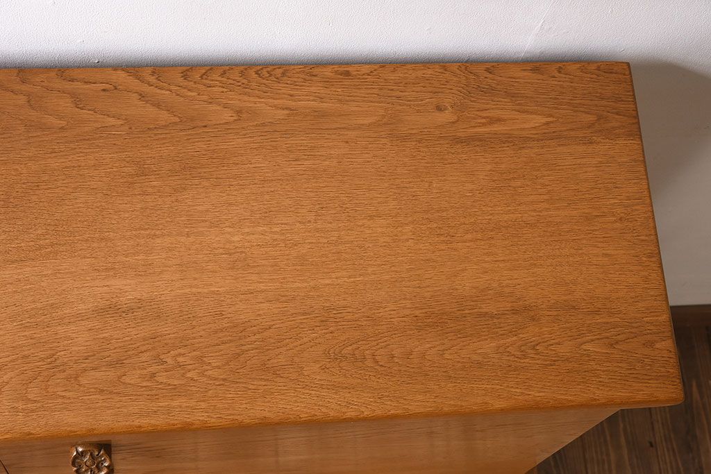 ヴィンテージ家具　北欧ビンテージ　オーク材　シンプルなスタッキングキャビネット