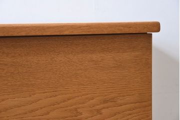 ヴィンテージ家具　北欧ビンテージ　オーク材　シンプルなスタッキングキャビネット