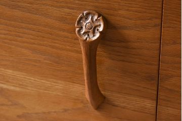 ヴィンテージ家具　北欧ビンテージ　オーク材　シンプルなスタッキングキャビネット