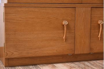 ヴィンテージ家具　北欧ビンテージ　オーク材　シンプルなスタッキングキャビネット