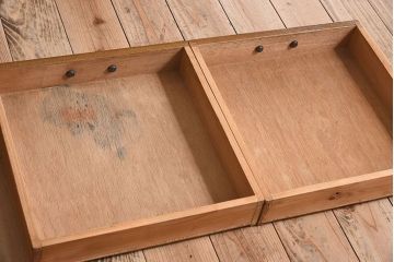 レトロ家具　昭和レトロ　アンティーク　古い木製の文机(座机・デスク)