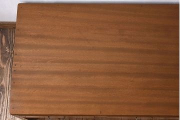 レトロ家具　昭和レトロ　アンティーク　古い木製の文机(座机・デスク)