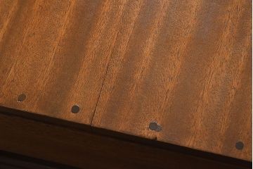 レトロ家具　昭和レトロ　アンティーク　古い木製の文机(座机・デスク)