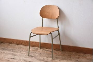 ヴィンテージ家具　ビンテージ　かわいいスクールチェア(キッズチェア)(1)