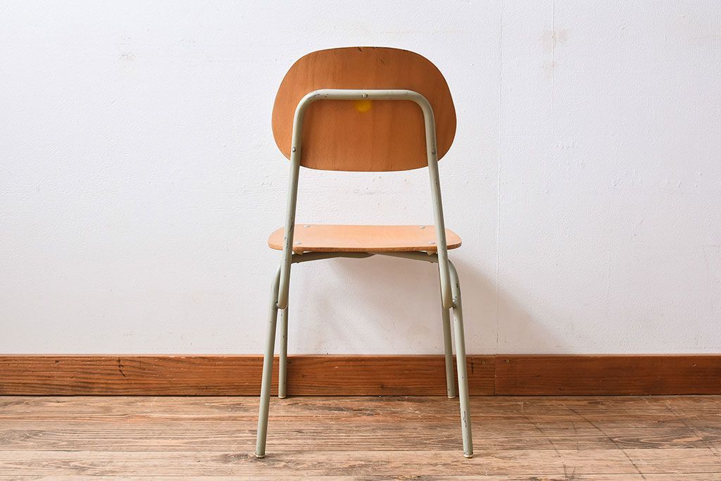 ヴィンテージ家具　ビンテージ　かわいいスクールチェア(キッズチェア)(1)