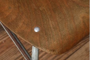 ヴィンテージ家具　ビンテージ　かわいいスクールチェア(キッズチェア)(3)