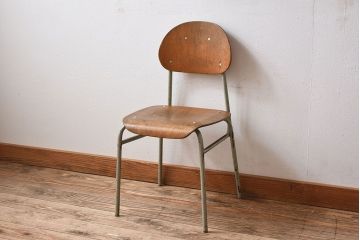 ヴィンテージ家具　ビンテージ　かわいいスクールチェア(キッズチェア)