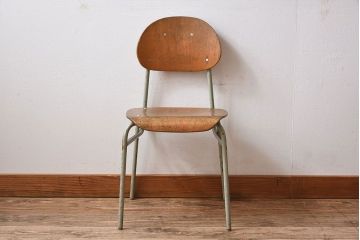 ヴィンテージ家具　ビンテージ　かわいいスクールチェア(キッズチェア)