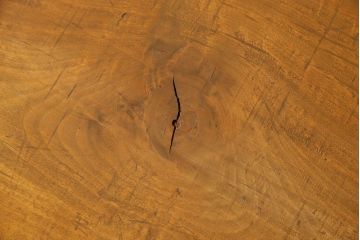 アンティーク家具　天板一枚板　朴の木　和製アンティークのシンプルな鉄脚ベンチ