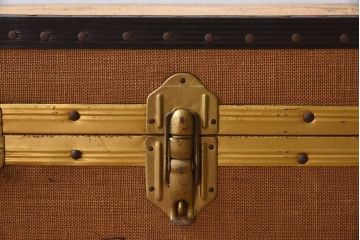 アンティーク雑貨　1950年頃　イギリスアンティークのレトロなトランク