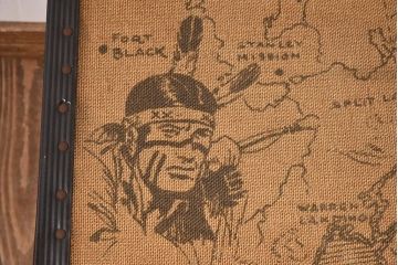 アンティーク　1950年頃　イギリスアンティークのレトロなトランク