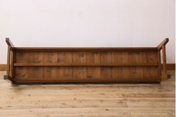 アンティーク家具　和製アンティーク　大正ロマンな雰囲気漂う上品なベンチ
