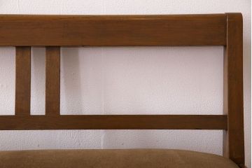 アンティーク家具　和製アンティーク　大正ロマンな雰囲気漂う上品なベンチ