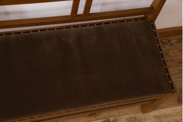 アンティーク家具　和製アンティーク　大正ロマンな雰囲気漂う上品なベンチ