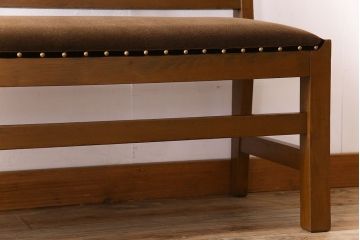 アンティーク家具　和製アンティーク　大正ロマンな雰囲気漂う上品なベンチ