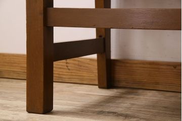 アンティーク家具　和製アンティーク　大正ロマンな雰囲気漂う上品なベンチ