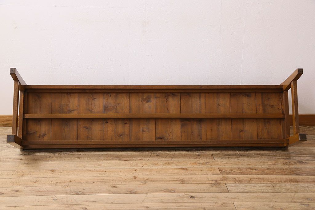 アンティーク家具　和製アンティーク　大正ロマンな雰囲気漂う上品なベンチ