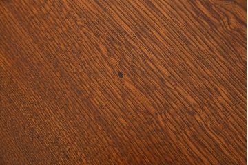 アンティーク家具　和製アンティーク　栓材製!天板一枚板の鉄脚テーブル(センターテーブル)