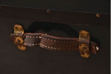 イギリスアンティーク　1950年頃　鍵付きでおしゃれなトランク