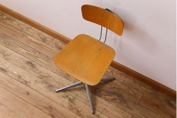 ヴィンテージ家具　ドイツ　ビンテージ　ジャンクスタイル　ファクトリーチェア(回転イス・デスクチェア)(1)