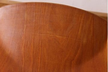 ヴィンテージ家具　ドイツビンテージ　アーム付き!プライウッドチェア(鉄脚イス)(2)