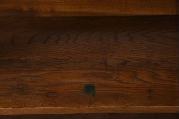 アンティーク家具　古い木製　和製アンティーク　変わり型の本棚(2)