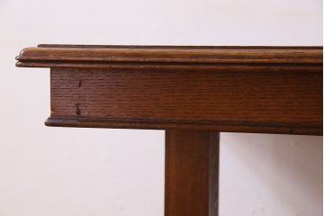 アンティーク家具　激レア!オーク材　イギリスアンティークのテーブル&シェルフ(サイドテーブル・飾り棚)