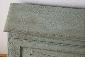 ヴィンテージ家具　フランスビンテージ　美しい彫刻入り!上質なオーク材製のライティングビューロー(2)